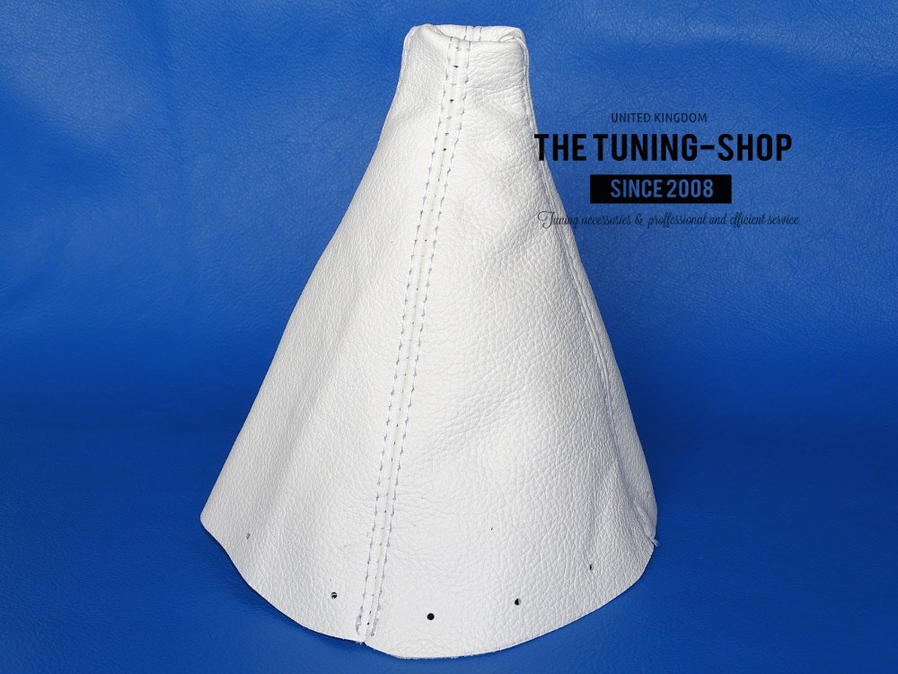 The Tuning-Shop for Honda S2000 AP2 2004-09 Shift Boot White Genuine Leather