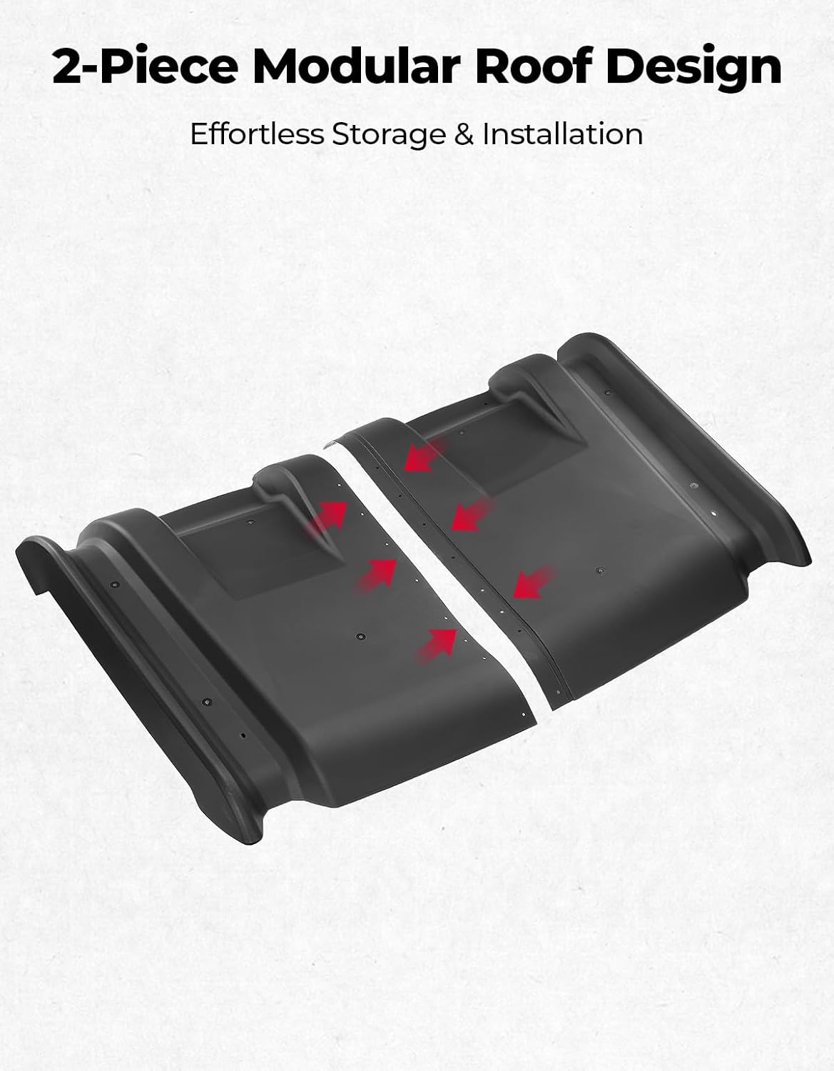 KEMIMOTO Top Hard Roof Compatible with Pioneer 700 2014-2026, Durable Protection, Streamlined Aerodynamic Shape, Compatible with Pioneer 700 Roof Accessories Replace V000100-11056Q