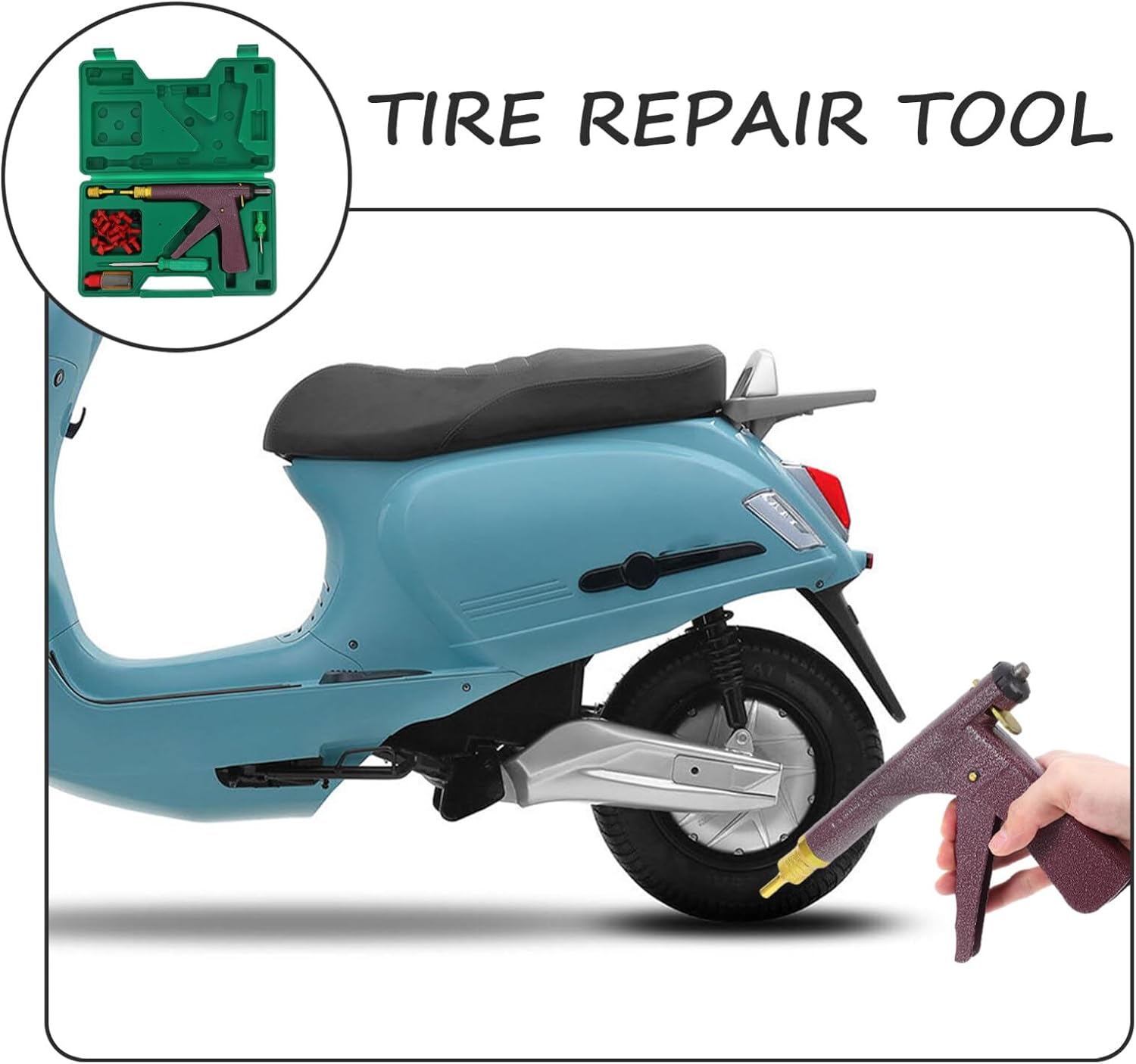 Tire Repair Tools Motorcycle Tire Repairing Kit Essential Bike Accessory