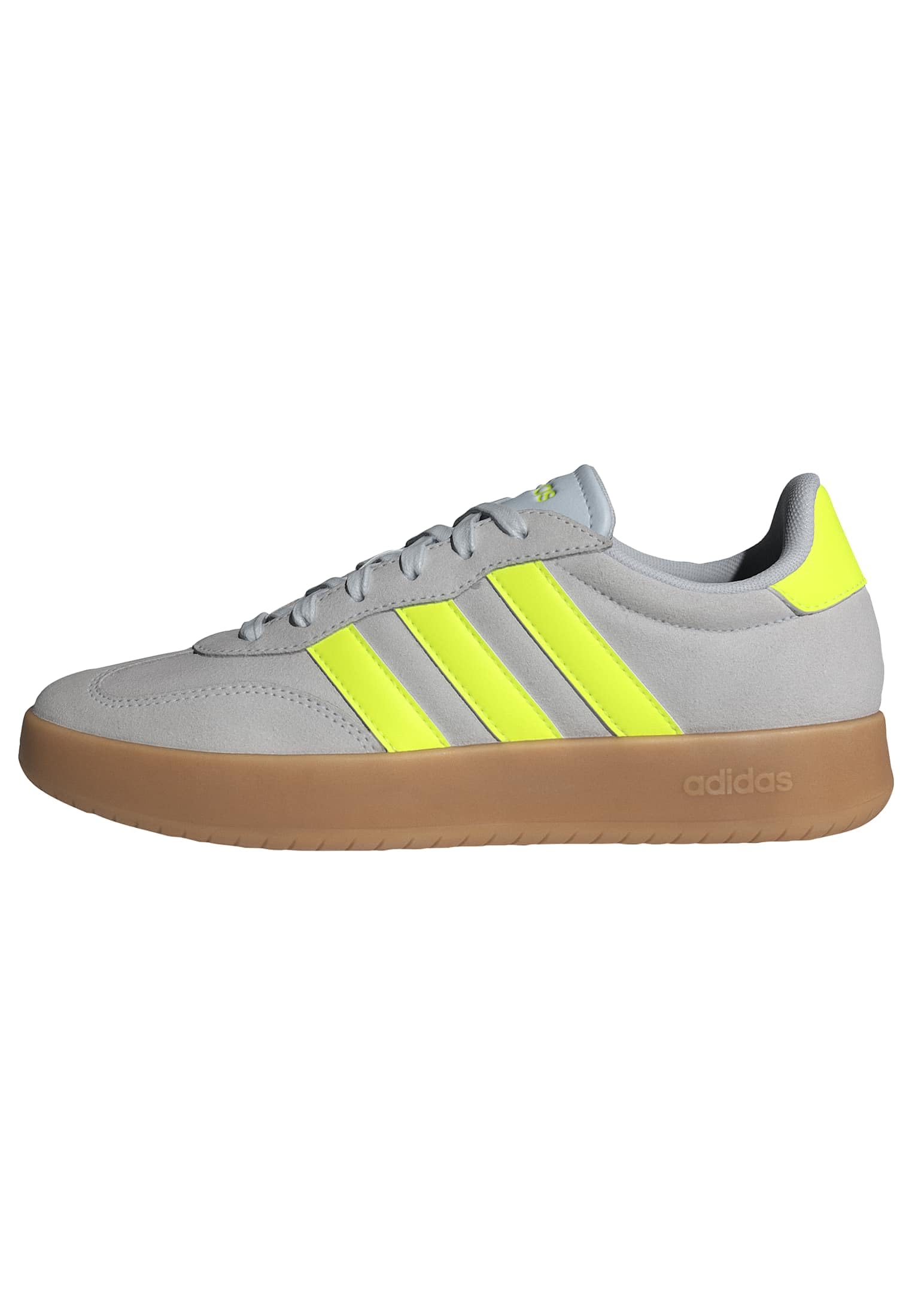 adidas Women's BARREDA Shoes, Halo Blue/Lucid Lemon/Gum, 3.5 UK