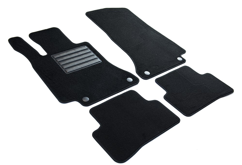 MDM SP-4472 Floor Mats Velour Car Mat Suitable for Mercedes Class C (W205/S205) (Also Plug-in Hybrid) 03.2014>