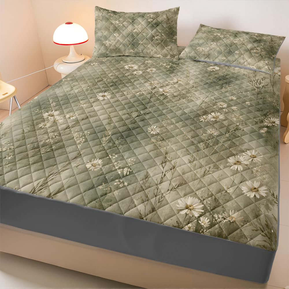 Morbuy Alèse Imperméable Matelassée (Daisy 4,200x220cm)