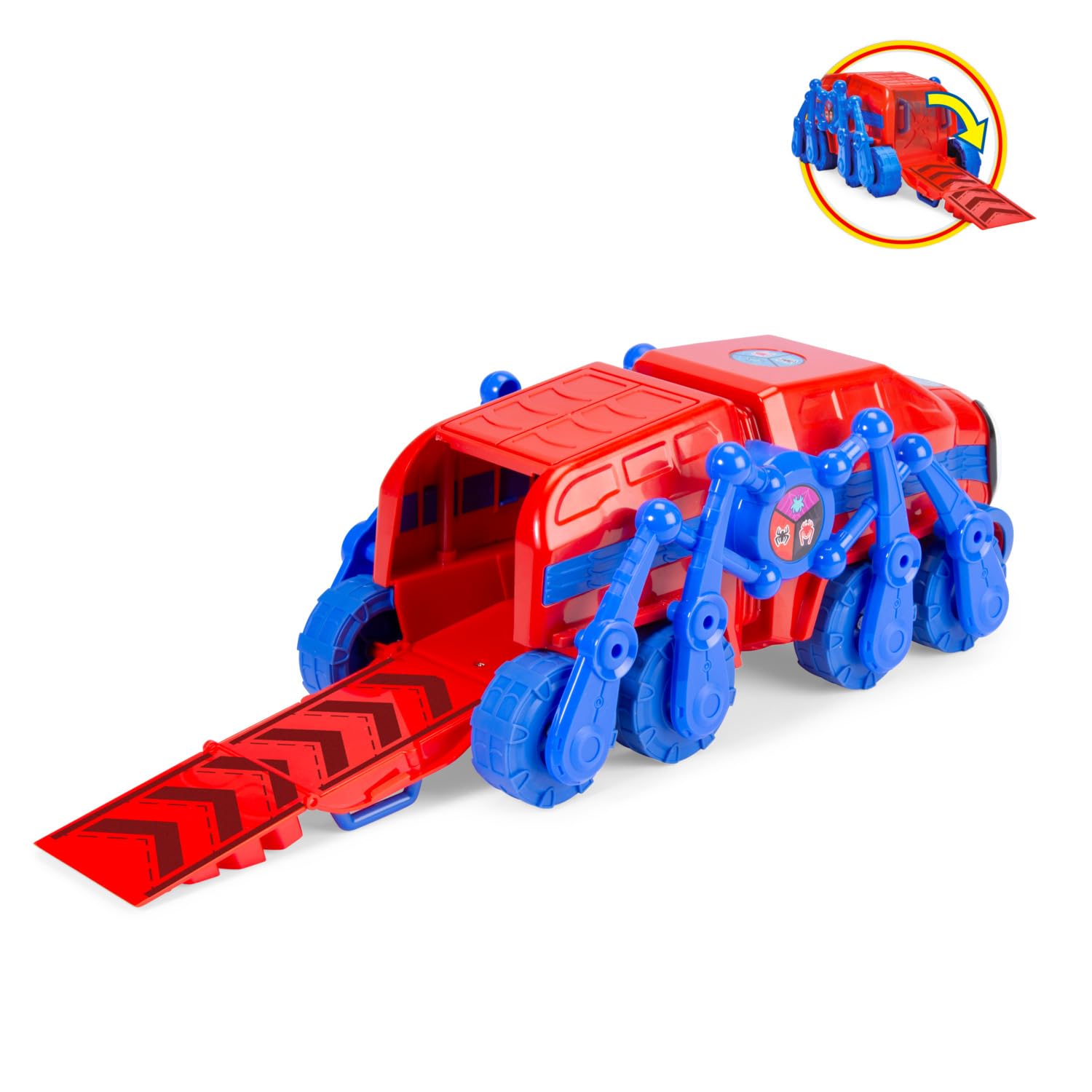 Simba - RC Spidey Team Vehicle 1:50 28,5cm – Auto Radiocomandata di Spidey e i suoi Fantastici Amici, Macchina Telecomandata per Bambini,203226000, dai 3 anni