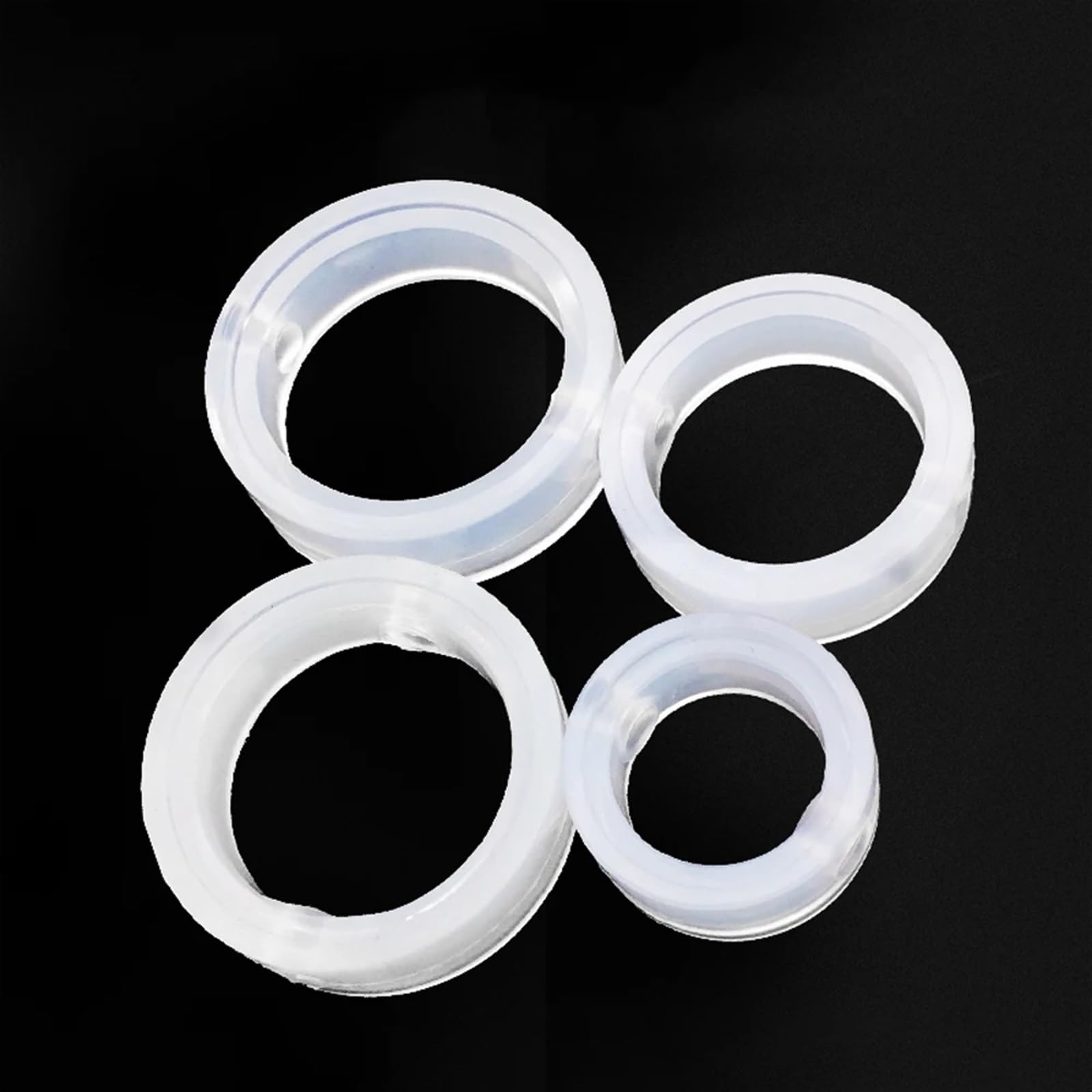 Reemplazo del sello de la junta del anillo de sellado de silicona VMQ for válvula y abrazadera Tri de 1,5 "-8" (Tamaño : 133mm)