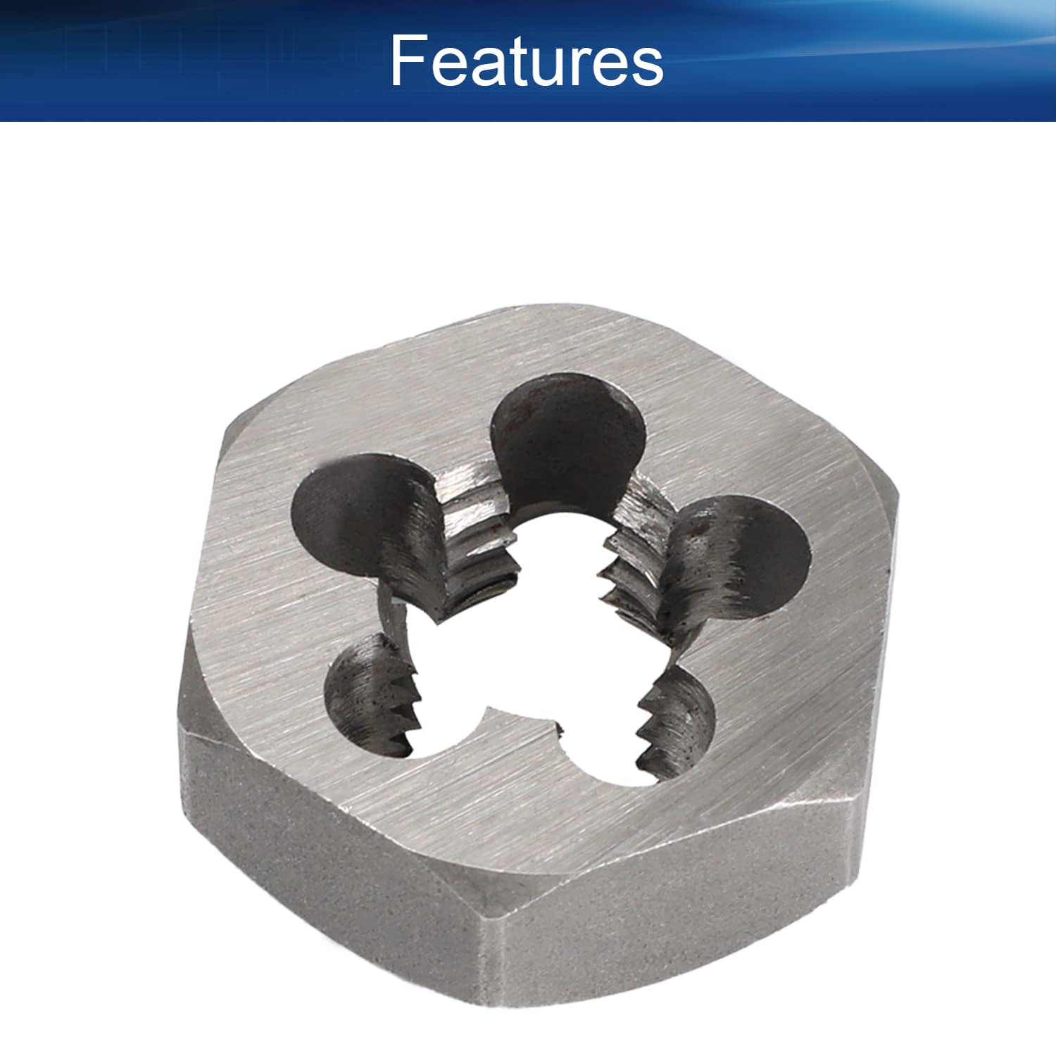 Hand Rethreading Die Sets 11 16 Wrench Value Collection - Hex Rethreading Die: 11/16-24, Right ...