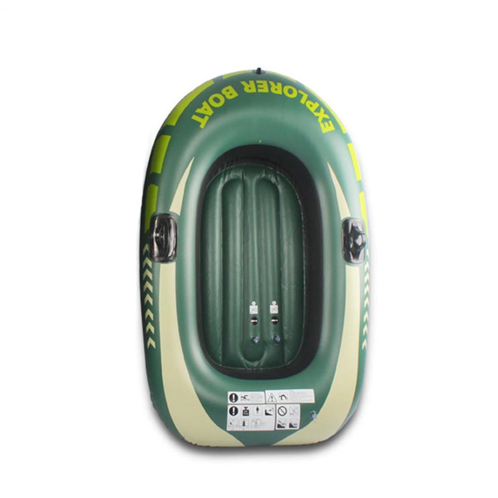 Barco Plegable Soportes Paletas | Kayak/Canoa Inflable 1-2 Plazas PVC Resistente -vPerfetto, Lago, Playa, Camping, Transporte Fácil