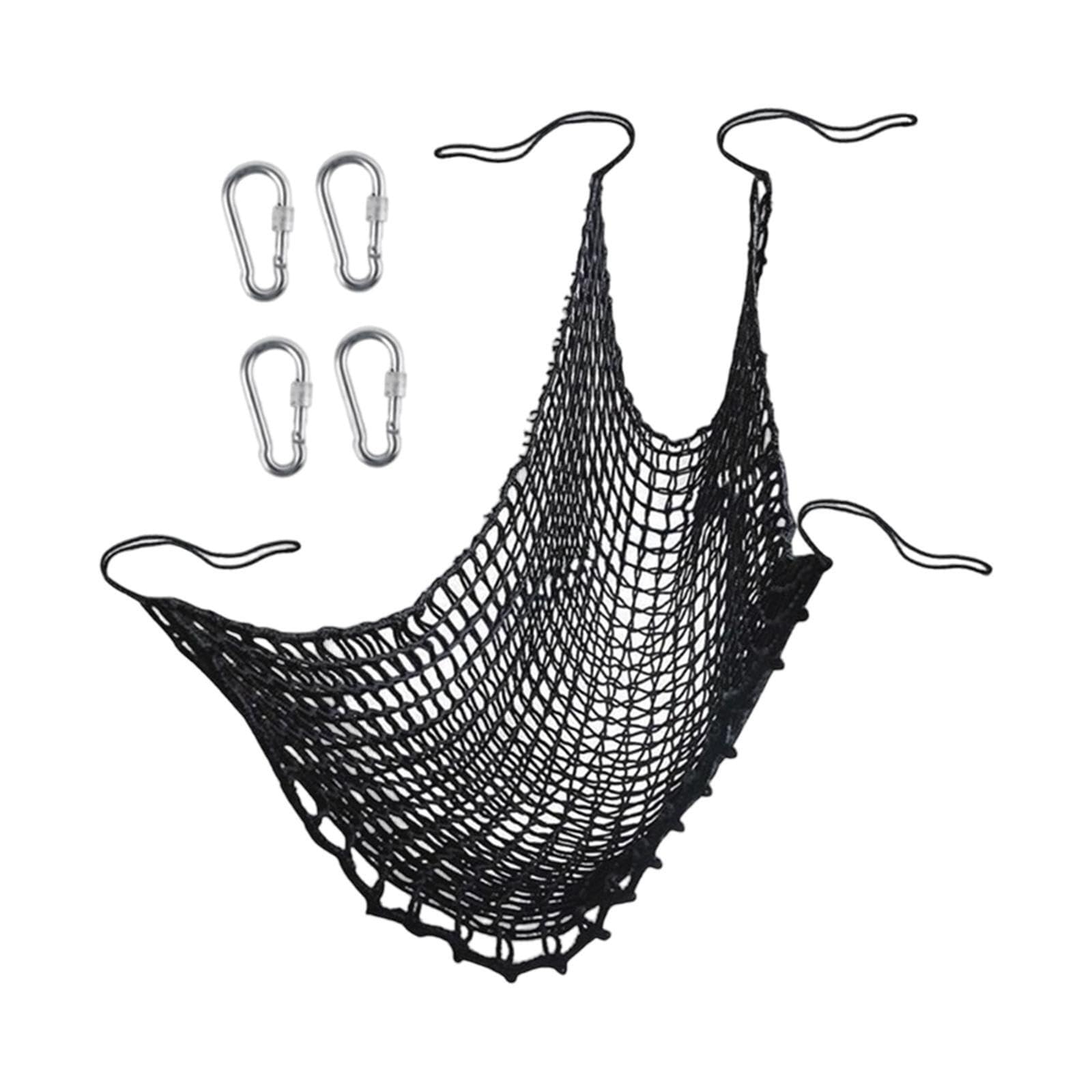 Heavy Du Safe Net per bambini Parco giochi 2mx Nero Mesh Arrampicata C per Indoor Outdoor Attività Casa sull'albero Massimo Securi per giocare e Arrampicata
