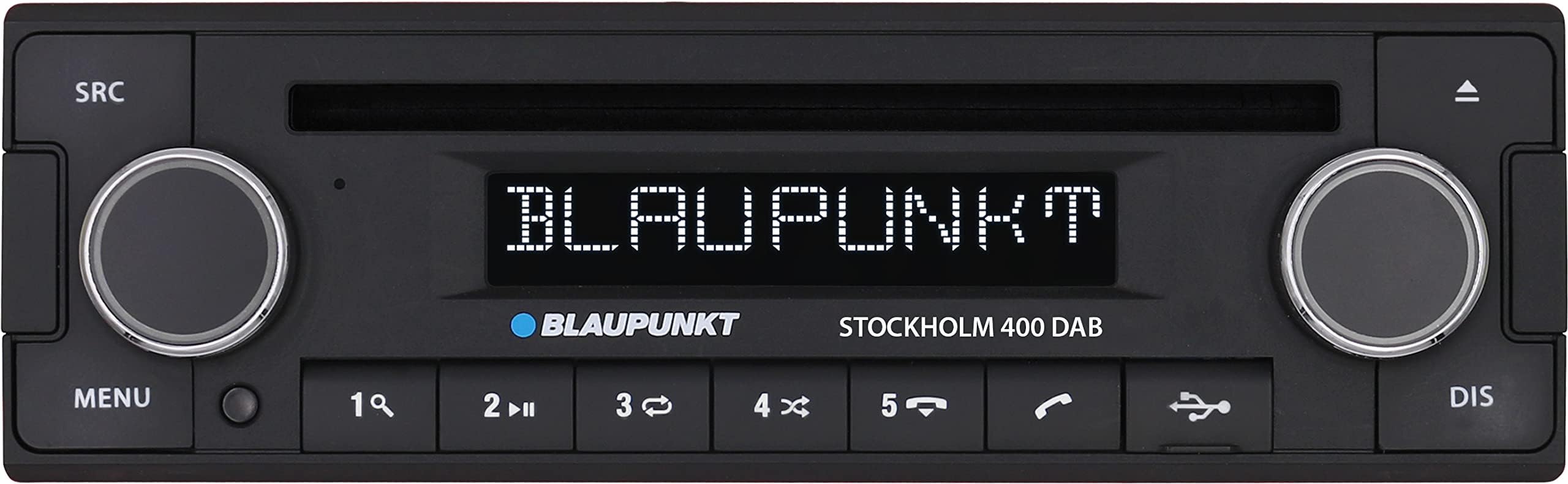 Blaupunkt Stockholm 400 DAB, black, 1-DIN