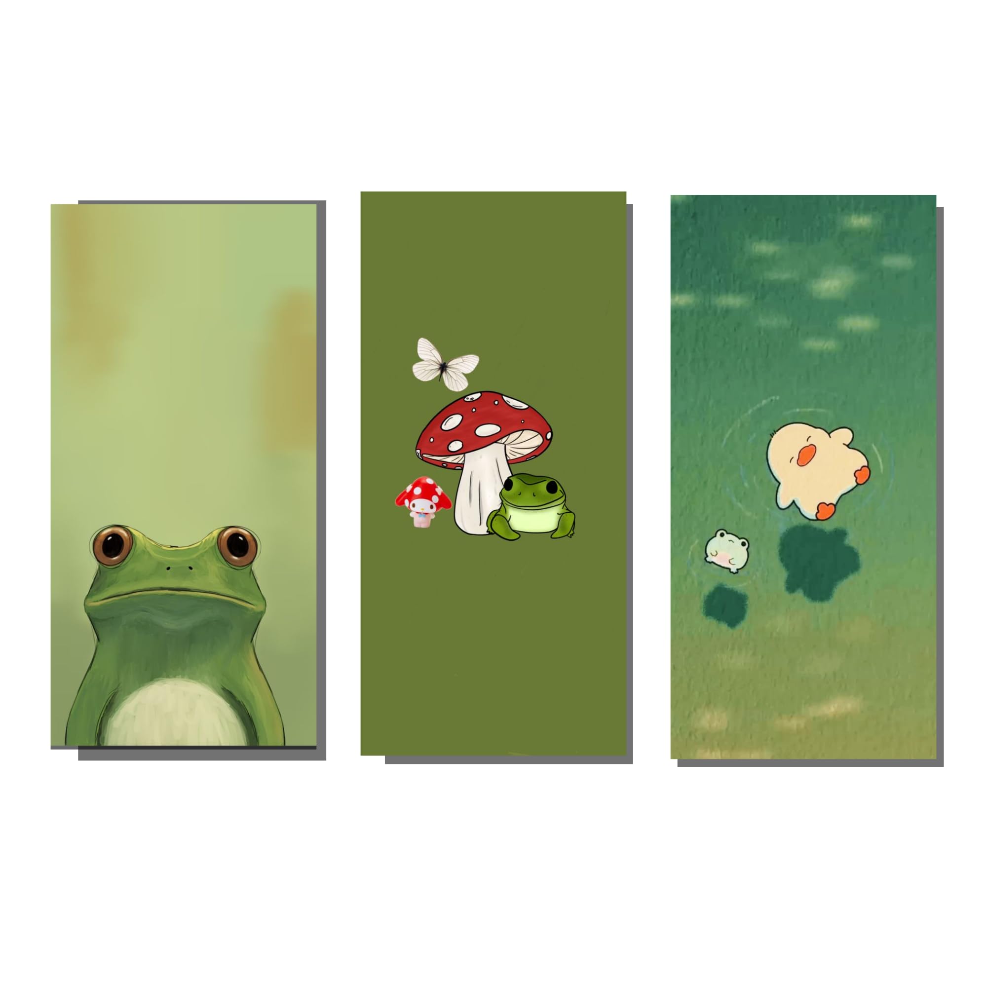 S0UL7 Wall Decor for Living Room- Cute animated frog Wall Hangings for Home Decoration-Double Tape wall decor, Frog Theme, Wall Art for Decoration-image-3
