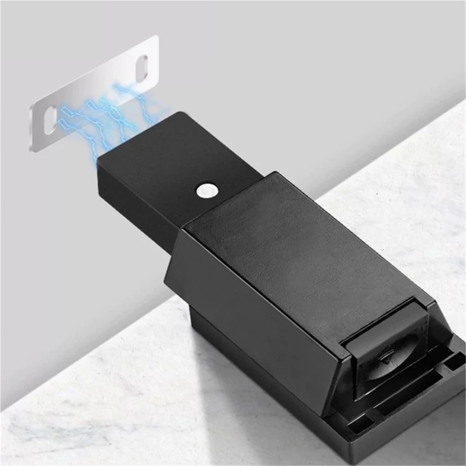 10 Uds. Imán for puerta de gabinete, topes invisibles for puertas muebles, gabinetes resistentes, tapón magnético cierre, accesorios Hardware Para Armarios Puertas(Zinc Alloy-White)