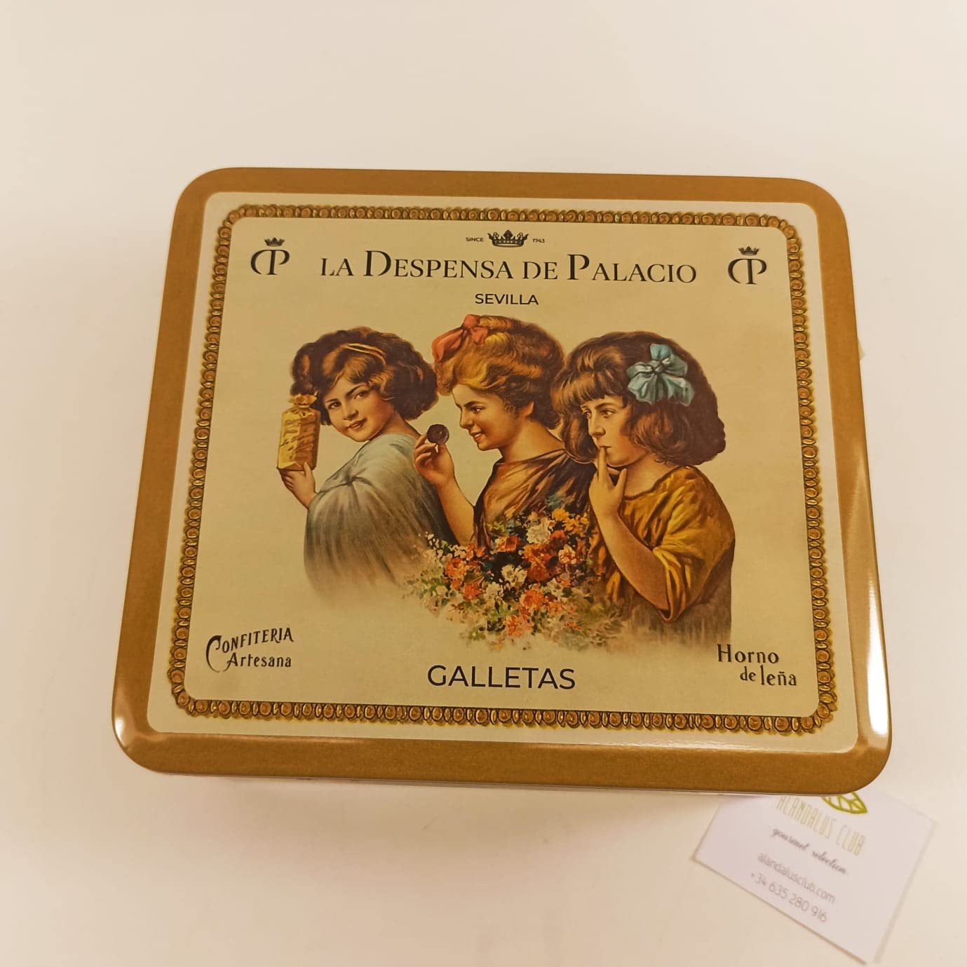Lata musical de Galletas La Despensa de Palacio
