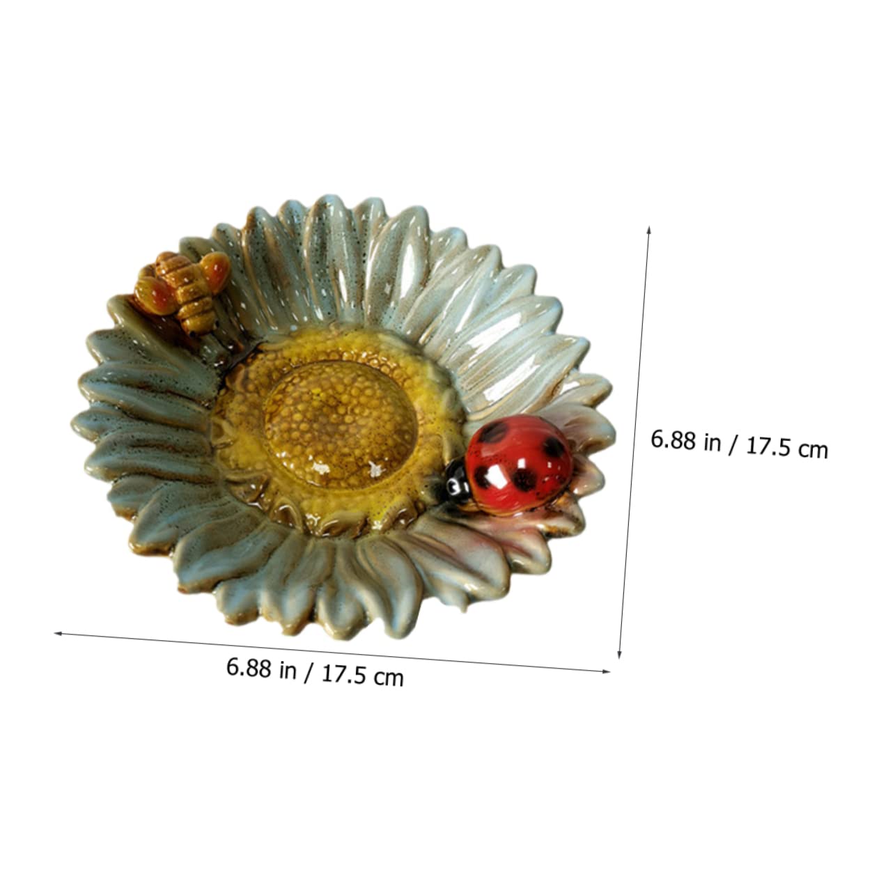 Jabonera de Cerámica Forma de Flor para Baño y Lavabo | Uso Versátil en Encimera, Fácil de Limpiar, Soporte Firme y Acabado Decorativo