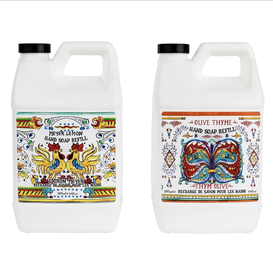 2 X Home And Body Italian Deruta Hand Soap Refill 64 oz