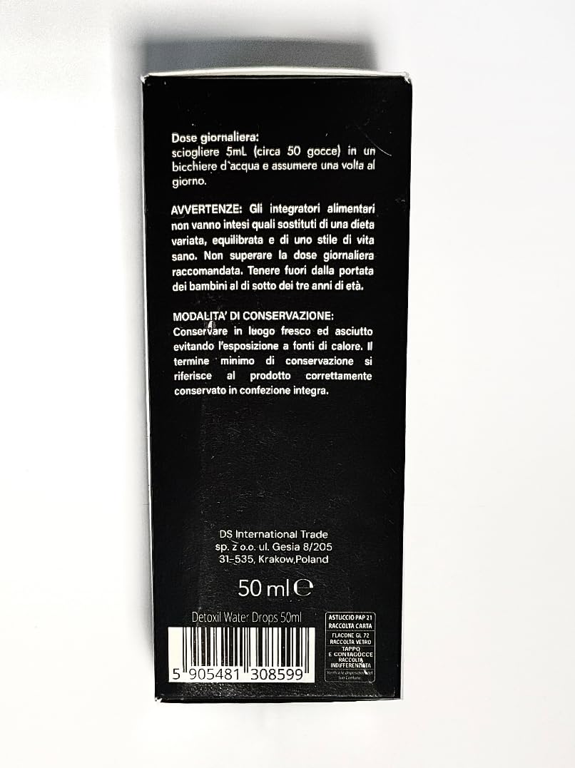 La Crea Detoxil Water 50 ml – Natürliches Nahrungsergänzungsmittel
