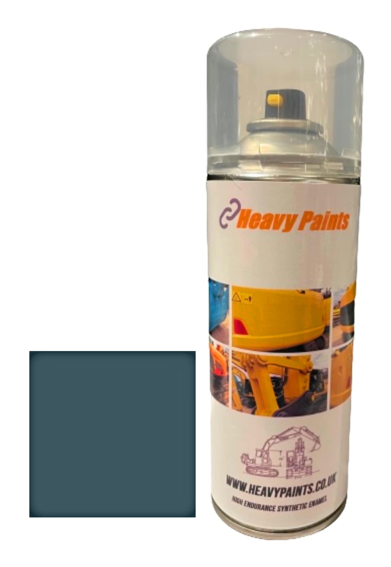 Heavy Paints Grey Compatible With Massey Ferguson Tractor Synthetic Enamel Paint 400Ml Aerosol