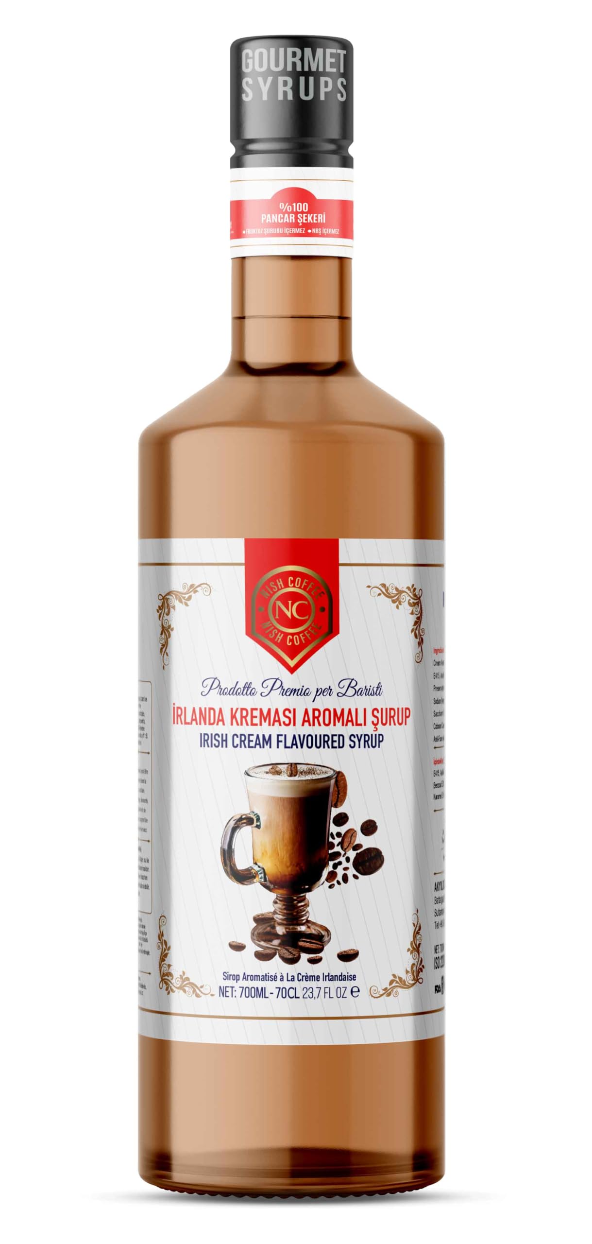 Nish Irish Krema Aromalı Şurup 700 ML - P
