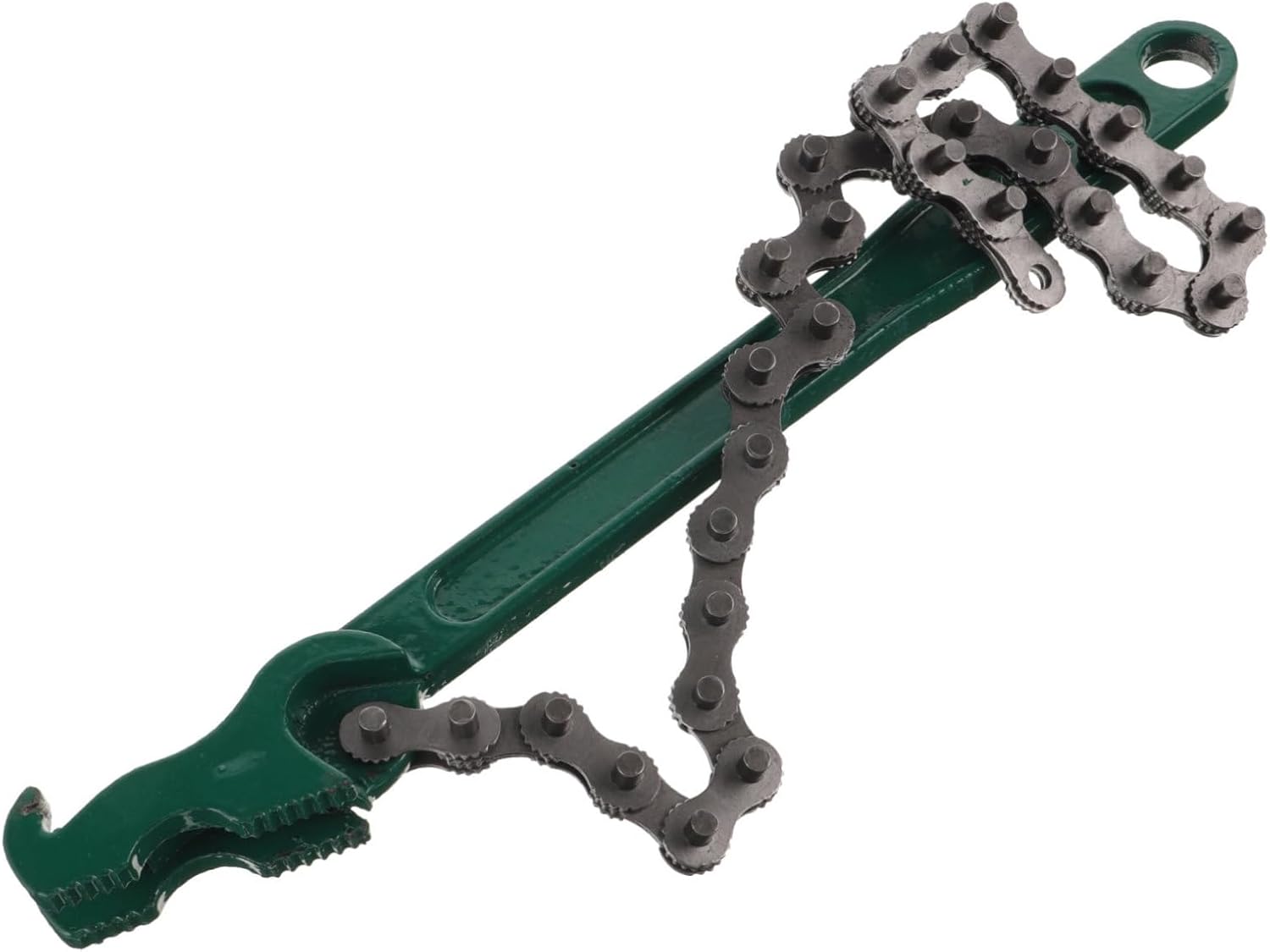 GARVALON Chain Wrench Spanner for Oil Filter and Plumbing Tasks Professional Hand Tool Comfortable Grip for Auto Repair and Maintenance