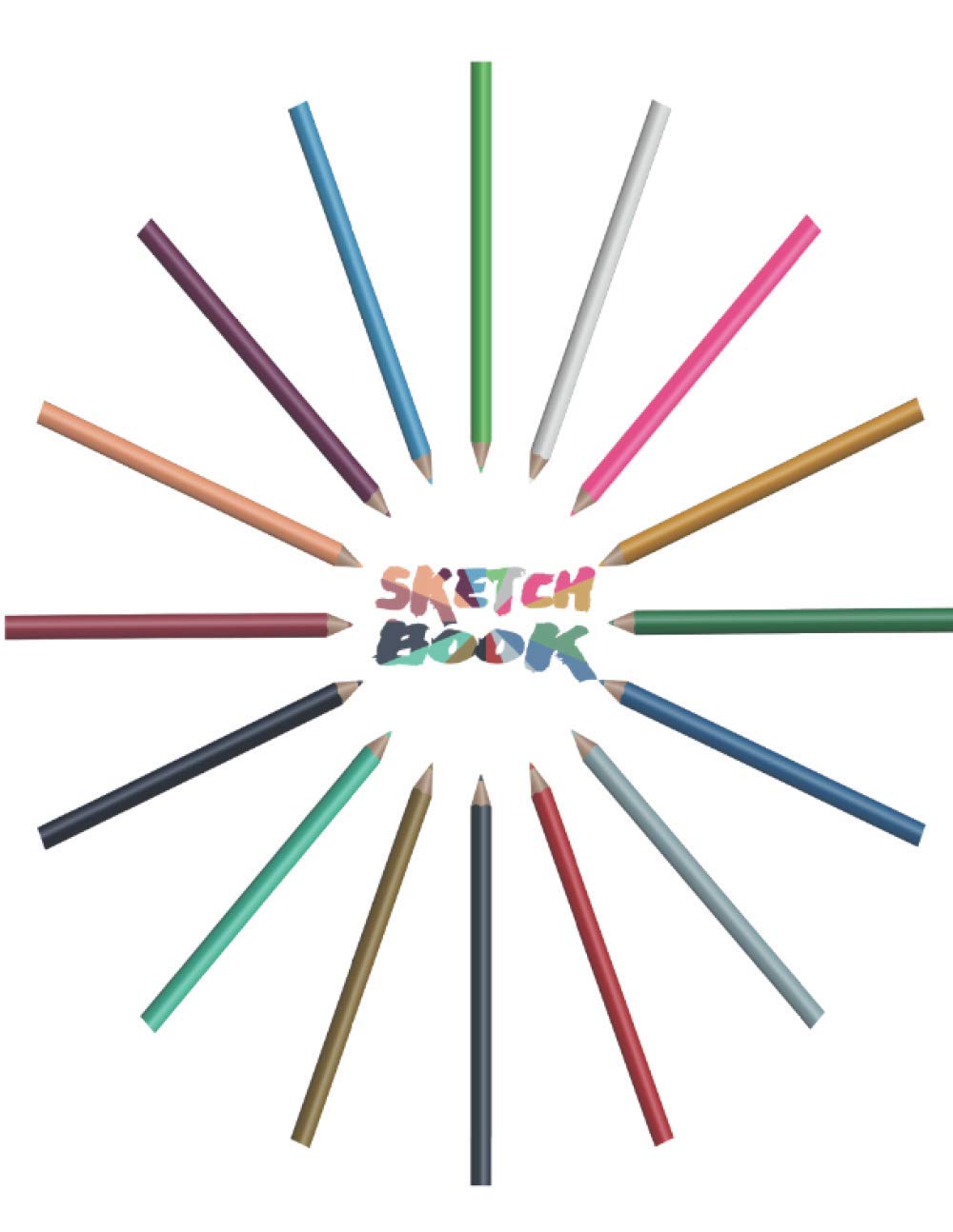 SKETCHBOOK: Large Sketchbook for kids, Sketch Book Notebook for Drawing, Doodling, painting, sketching, 110 Pages, 8.5" x 11"