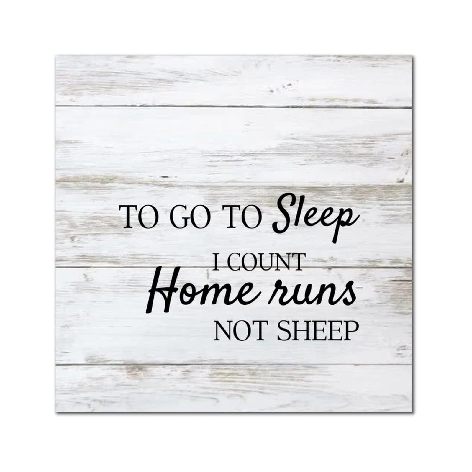 Plaque murale en bois To Go to Sleep cadeau idéal de pendaison de crémaillère