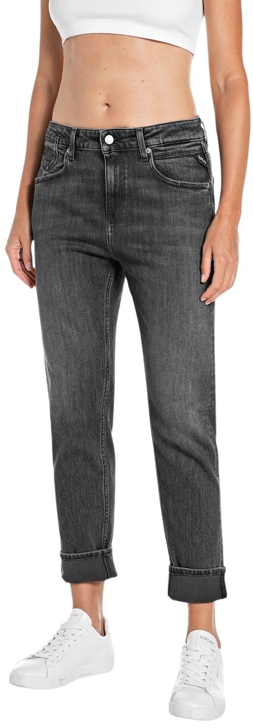 Replay Women's Jeans, 097 Dark Grey, 25W/28L