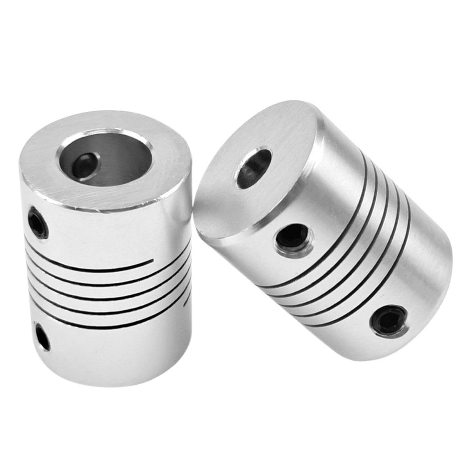 Rigid coupling,Stainless steel rigid coupling 1pcs D16L23 CNC Motor Shaft Coupler Aluminum Alloy Flexible Coupling Encoder Coupling(2X6mm)