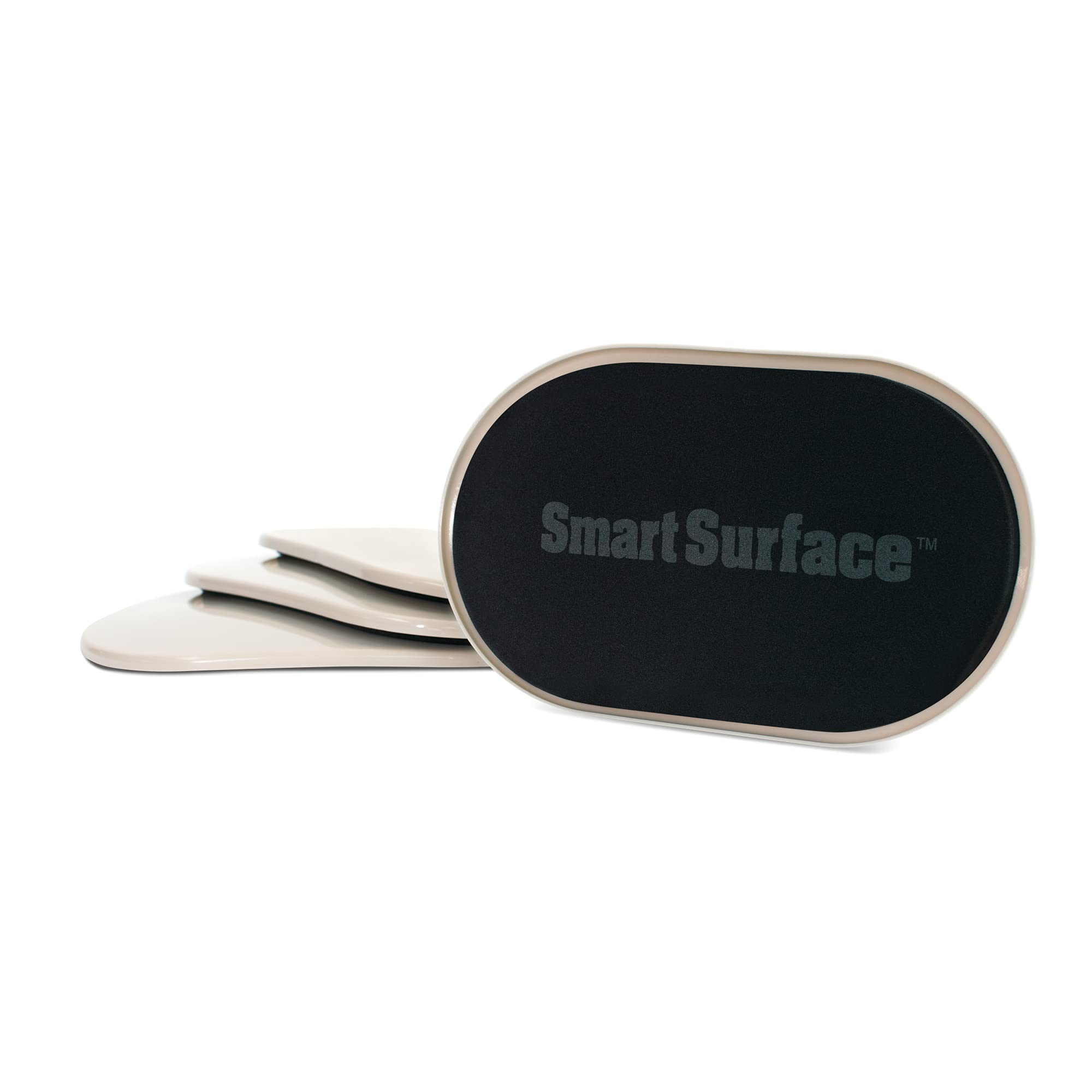 8290 Large XL Reusable Oval Carpet Furniture Sliders 9-1 2 x 5-3 4 4-Pack in Resealable Bag — view 2