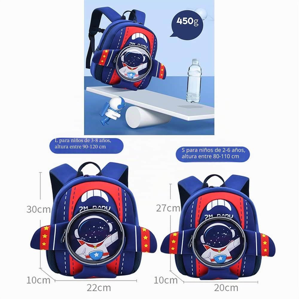 Mochila infantil, mochila de jardín de infancia de 3 años, 27 cm, mochila de dinosaurio, guardería, niñas, niños, ligera, resistente al agua, mochila escolar 2-8 años