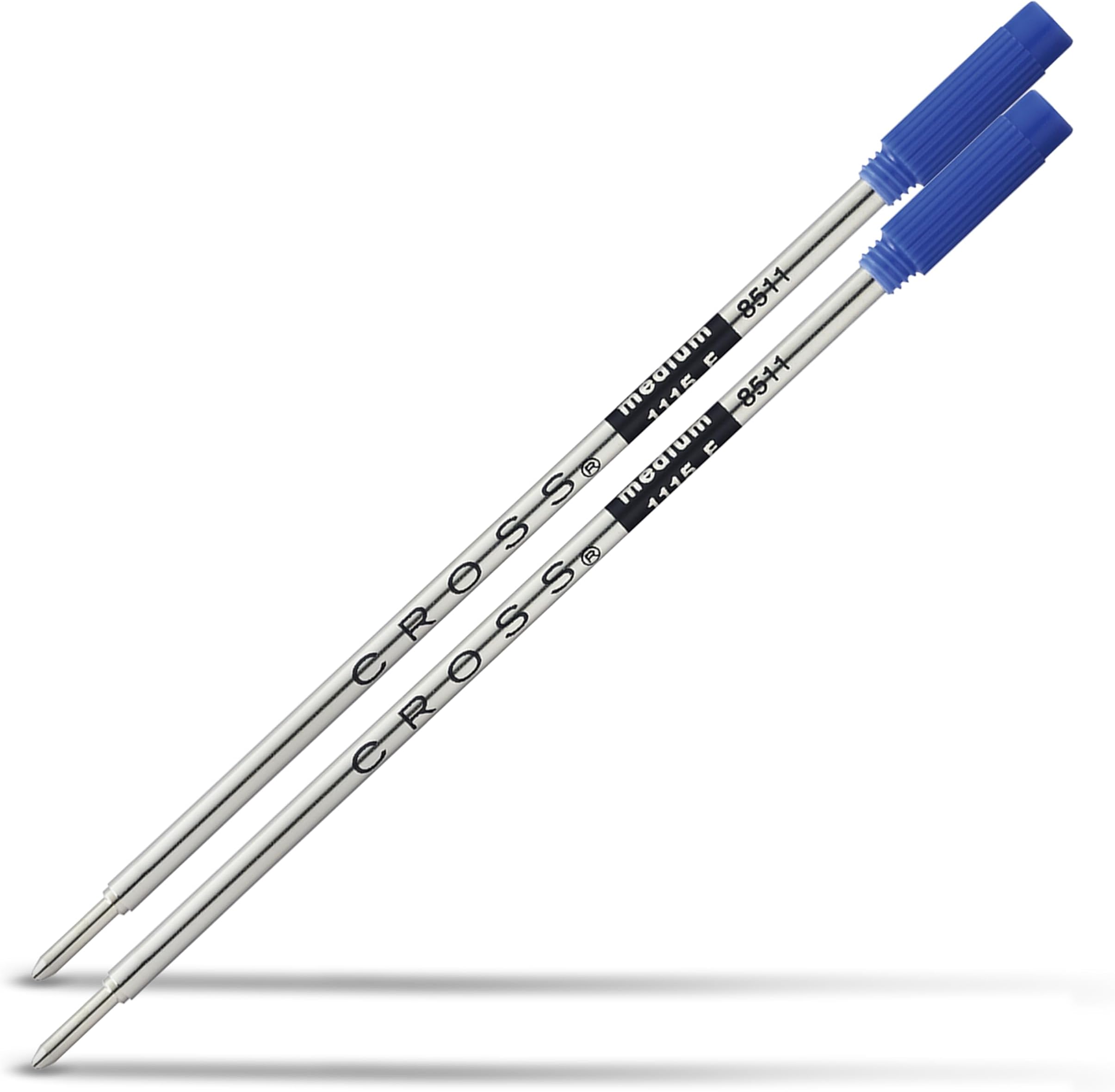 8511-2 Original Standard Refill for Ballpoint Pens, Medium Point, Suitable for most Ballpoint Pens, 2 Pack, Blue