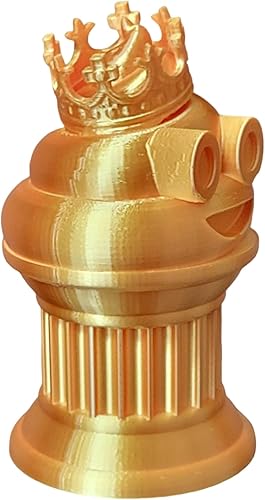 Miniatura 6 de Znet3D Trofeo de emoji King Poop  Premio divertido y regalo  Hecho a mano con fabricación aditiva  6 pulgadas de alto  Con un emoji de caca sólida