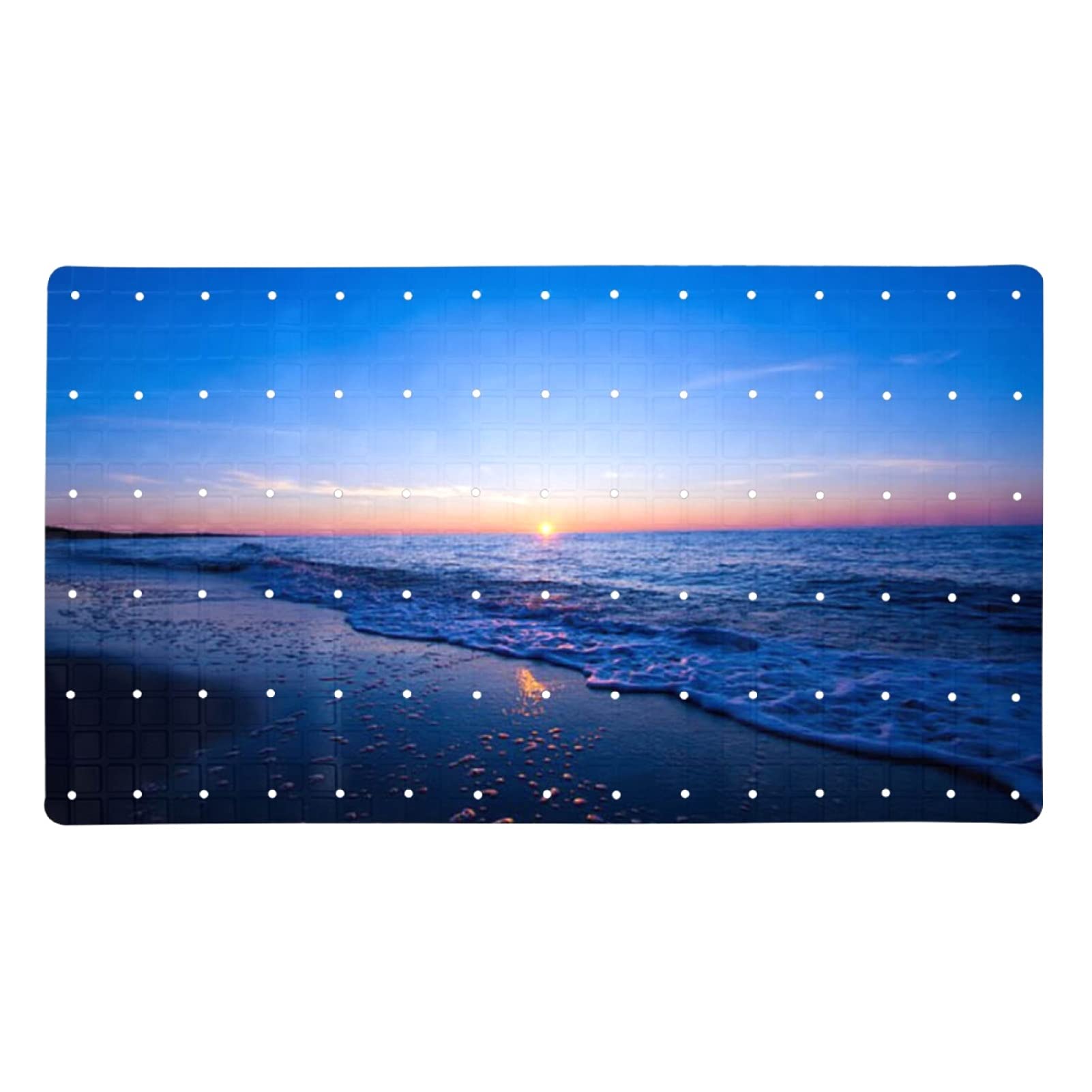 Tapis de bain antidérapant antibactérien sans phtalate durable