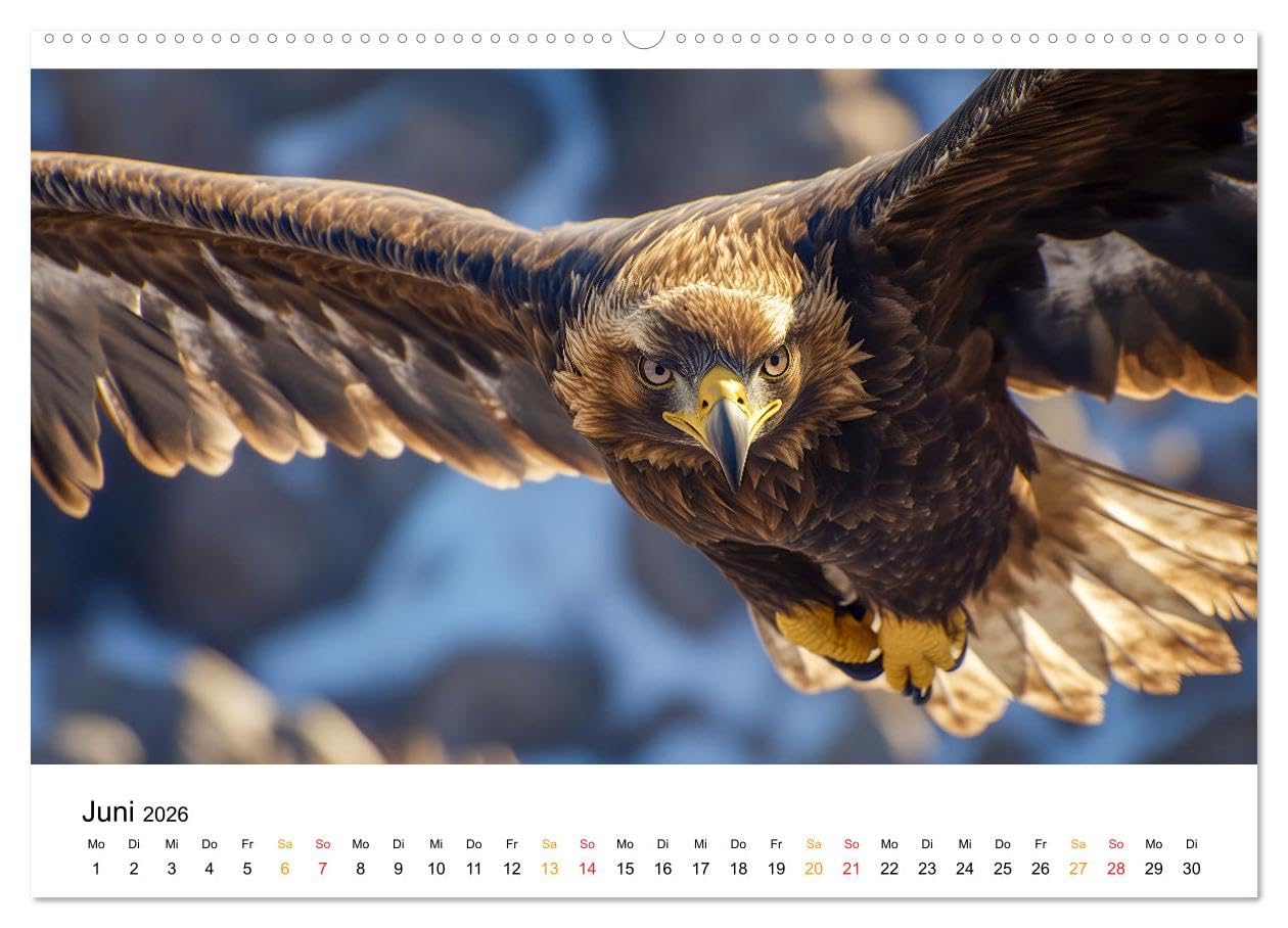 Wilde Tierwelt im Wald (Wandkalender 2026 DIN A2 quer), CALVENDO Monatskalender: Scheue Waldbewohner gekonnt in Szene gesetzt. (CALVENDO Tiere)