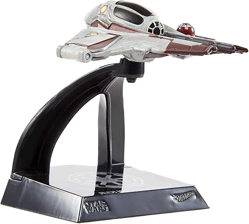 Miniatura 2 de Hot Wheels Star Wars Starships Select Premium Diecast OBI-Wan Kenobi - Interceptor Jedi