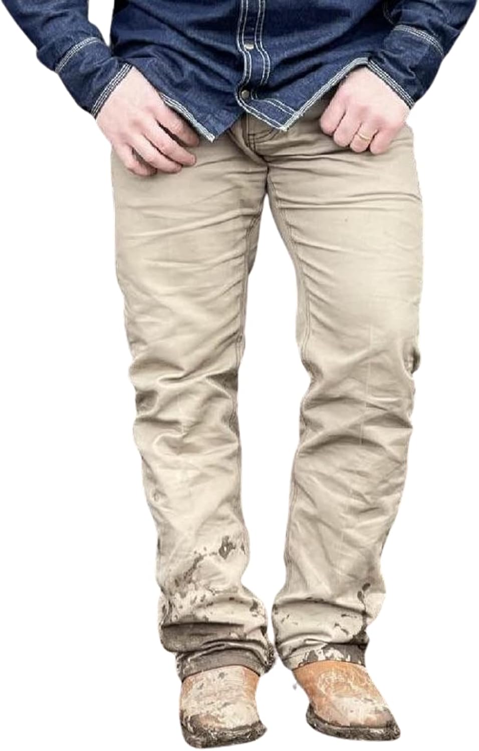 Western Welder Outfitters Khaki Pants 100 Cotton Non