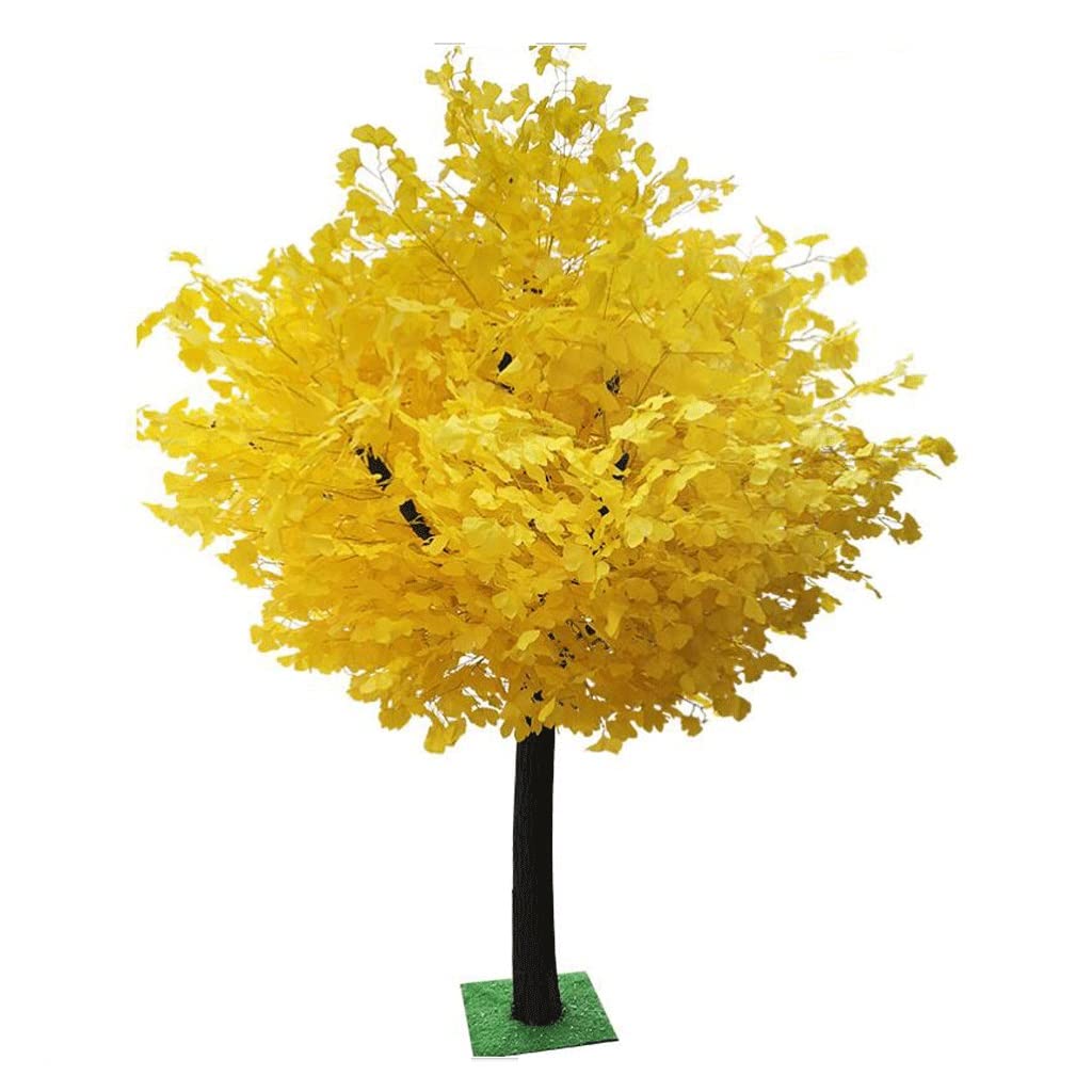 Buy Artificial Tree Yellow Artificial Ginkgo Tree, Simulation Ginkgo