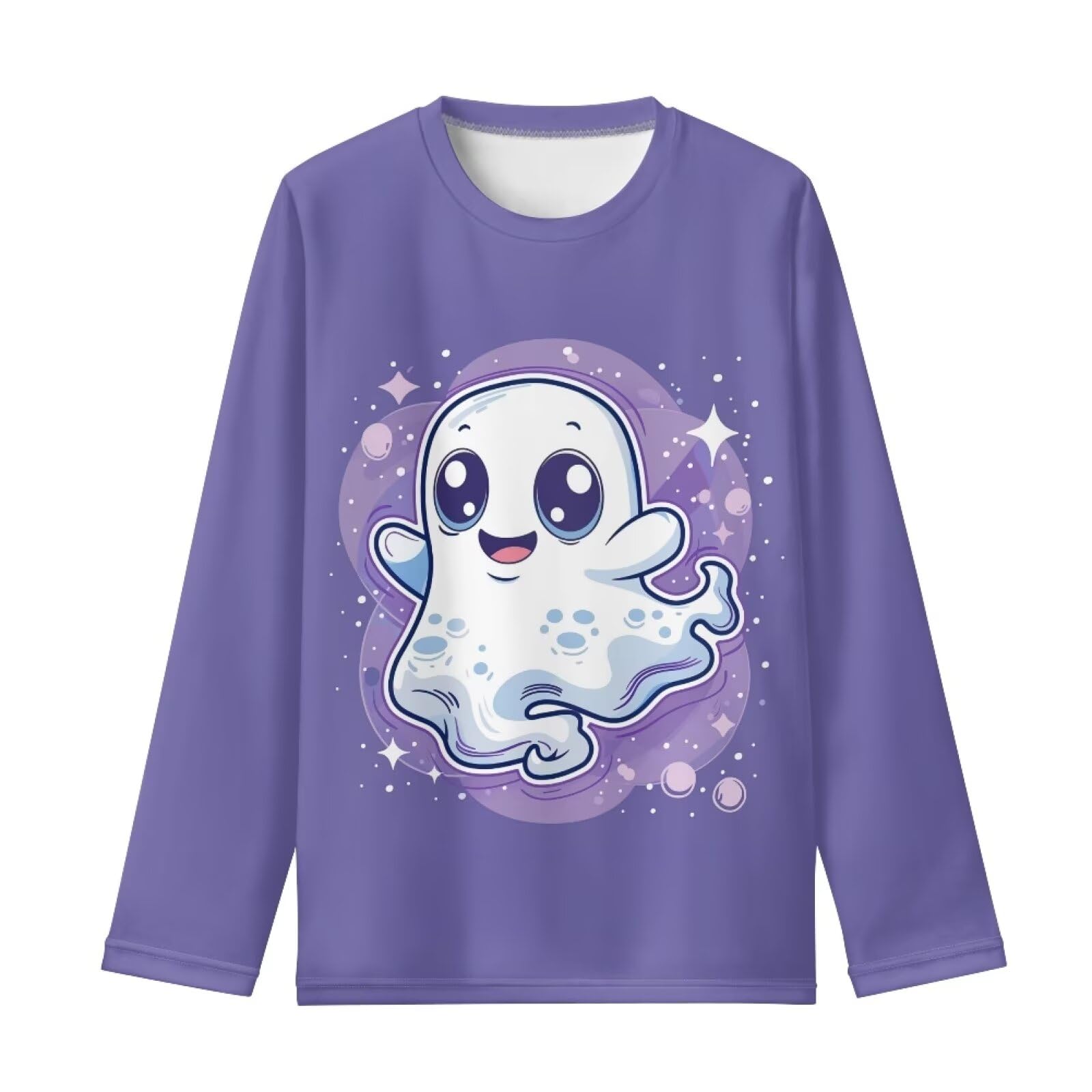 Girls Long Sleeve Shirts Casual Crewneck Soft T-shirts for Girls 3-16 Years Old