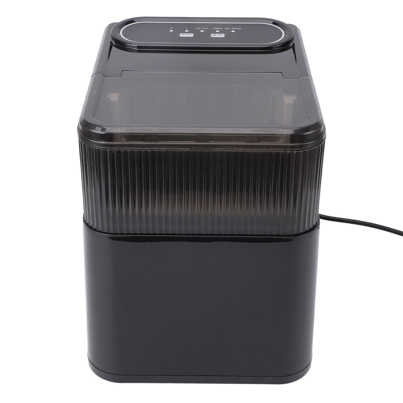 Autoinscrutación de Fabricantes de Hielo Compacto, Máquina de Fabricación de Hielo Automática para la Oficina de Restaurantes de Bar de Casas, Cubitos de Hielo Rápido, 26 Lb/24