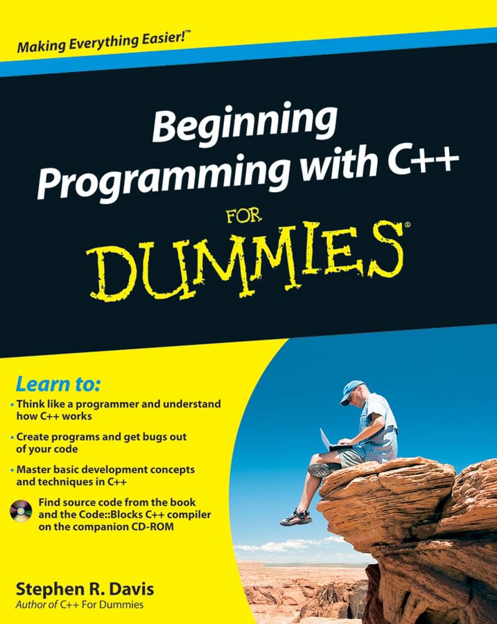 Amazon.com: Beginning Programming with C++ for Dummies: 9780470617977 ...