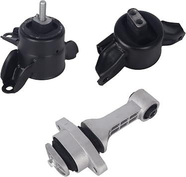 PAROD 3PCS Engine Mount A71004 A71029 A71020 Fit Hyundai Kia | Fit for 12-17 Accent/Rio, 11-16 Elantra, 14 Elantra Coupe, 12-14 Veloster, 14-18 Forte, 14-16 Forte Koup, 14-18 Forte5