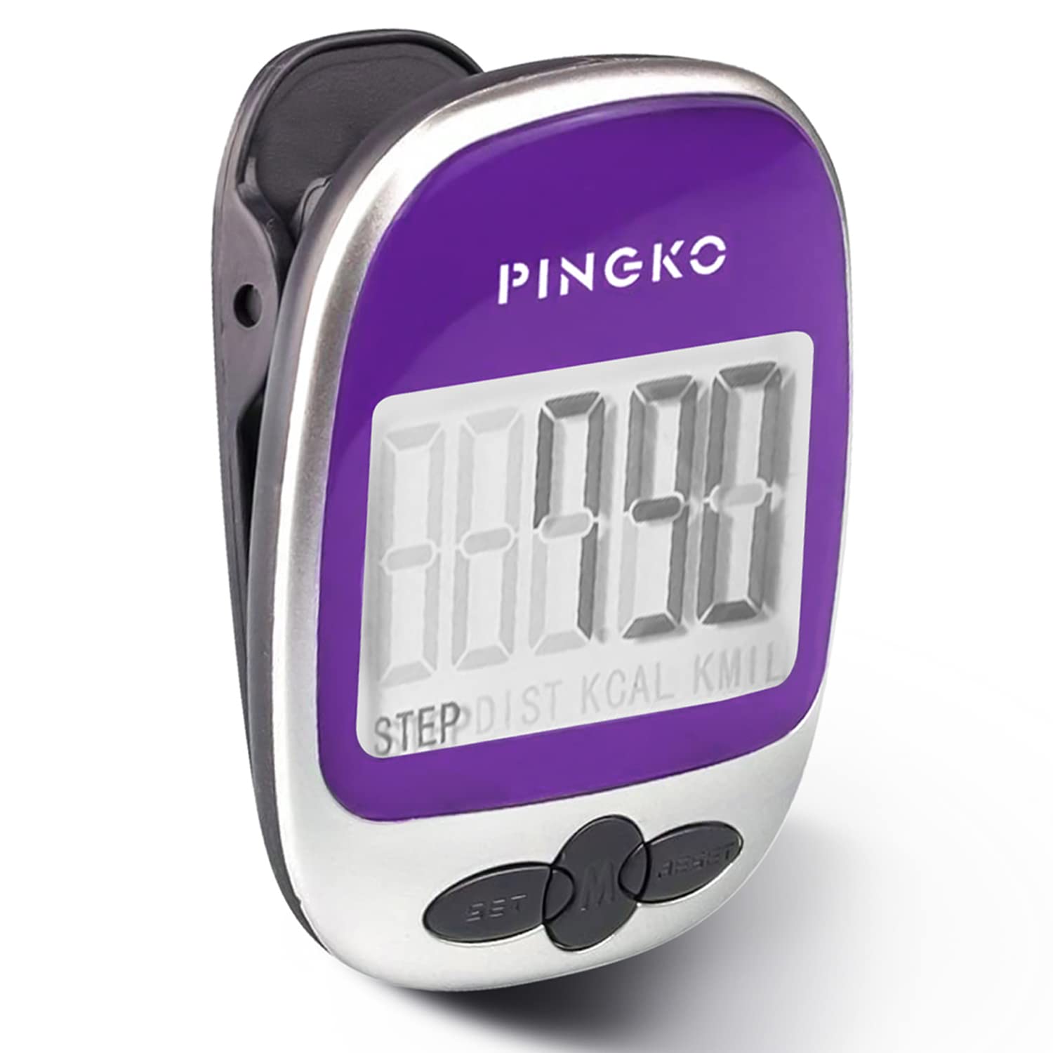 Pedometro Precisione Contapassi Vriusi - Misuratore Passi Preciso Con Clip, Monitoraggio Calorie E Distanza Contapassi Per Fitness Uomo Donna