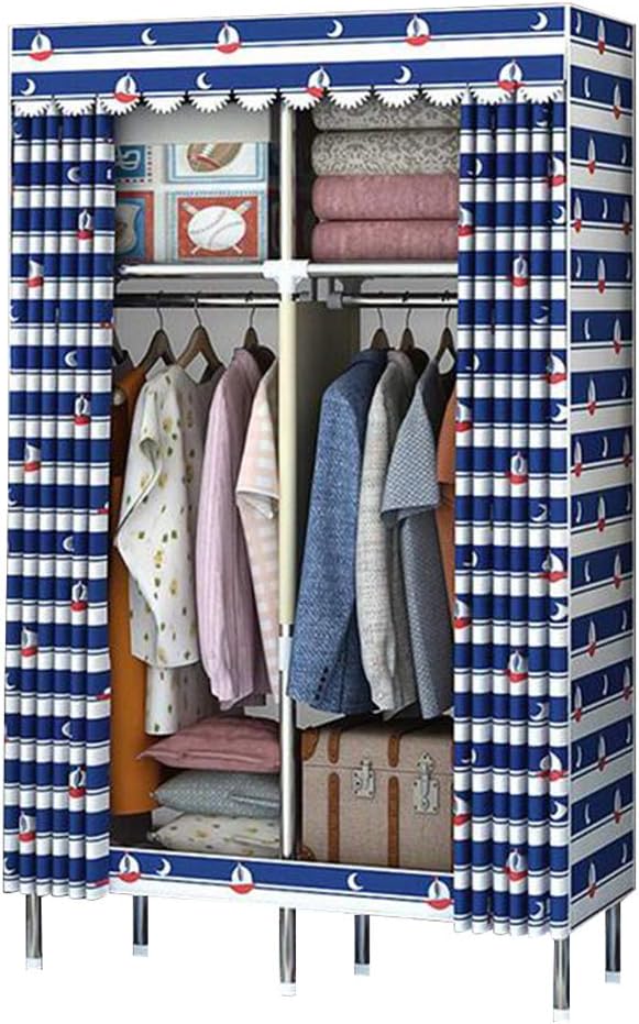 Cloth Wardrobe Clothes Closet, Portable Closet Wardrobe Storage Closet Standing Closet Fabric Cabinet Portable Wardrobe,A_110x45x170cm