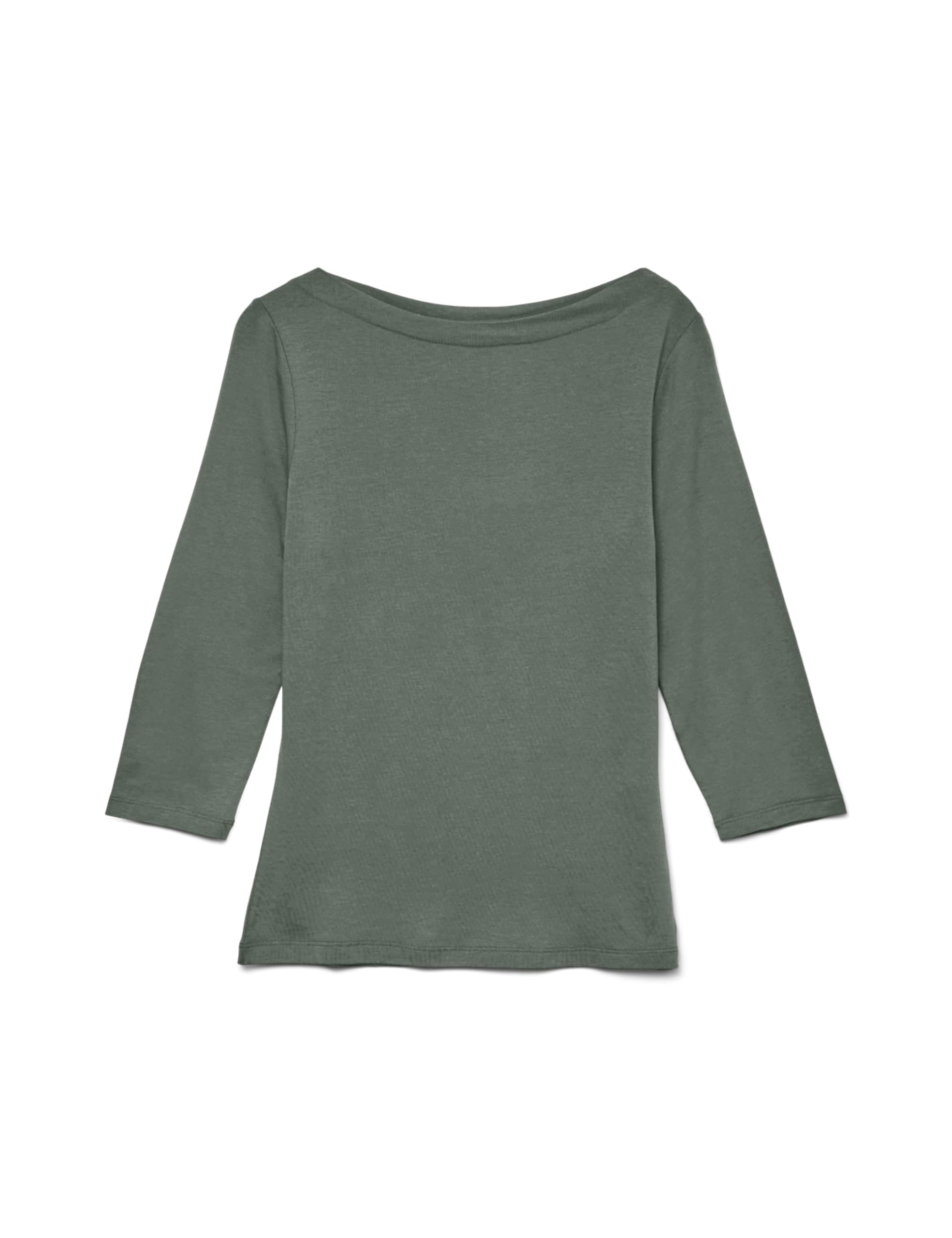 VERO MODA Female Blouse VMPANDA Modal 3/4 TOP JRS NOOS, Laurel Wreath, M