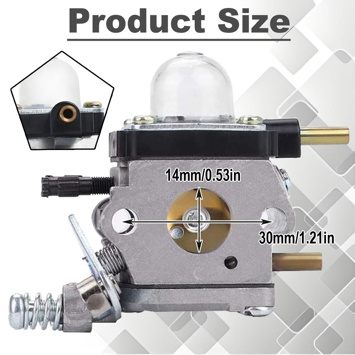 C1U-K82 Carburateur Mantis 7222 7230 7240 TC-210 Zama | 7240 7920 7924 C1U-K54A Motoculteur pour Echo TC-210 HC-1500 Cultivateur pour ZAMA C1U-K54A C1U-K17 C1U-K54