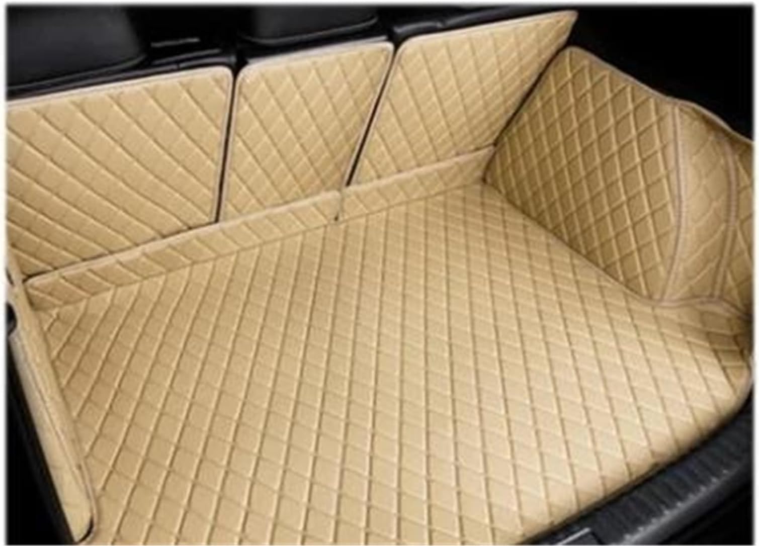 Custom Car Full Surrounding Trunk Mat Liner Cargo Carpet Guard Accessories For Nissan For Teana J32 2008 2009 2010 2011 2012 Car Boot Mats(اللون البيج)