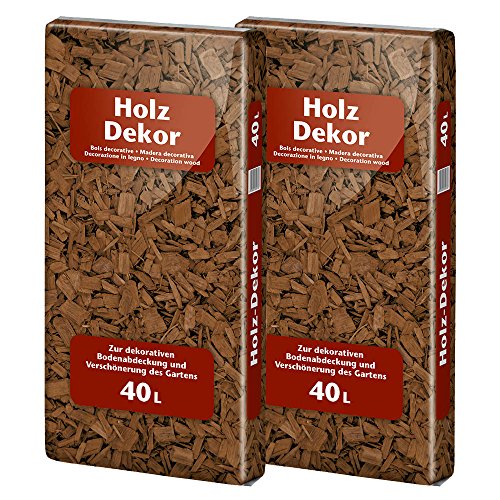 Floragard Mulch Universal Holzdekor braun 2 x 40 L Floragard Mulch Universal Holzdekor braun 2 x 40 L