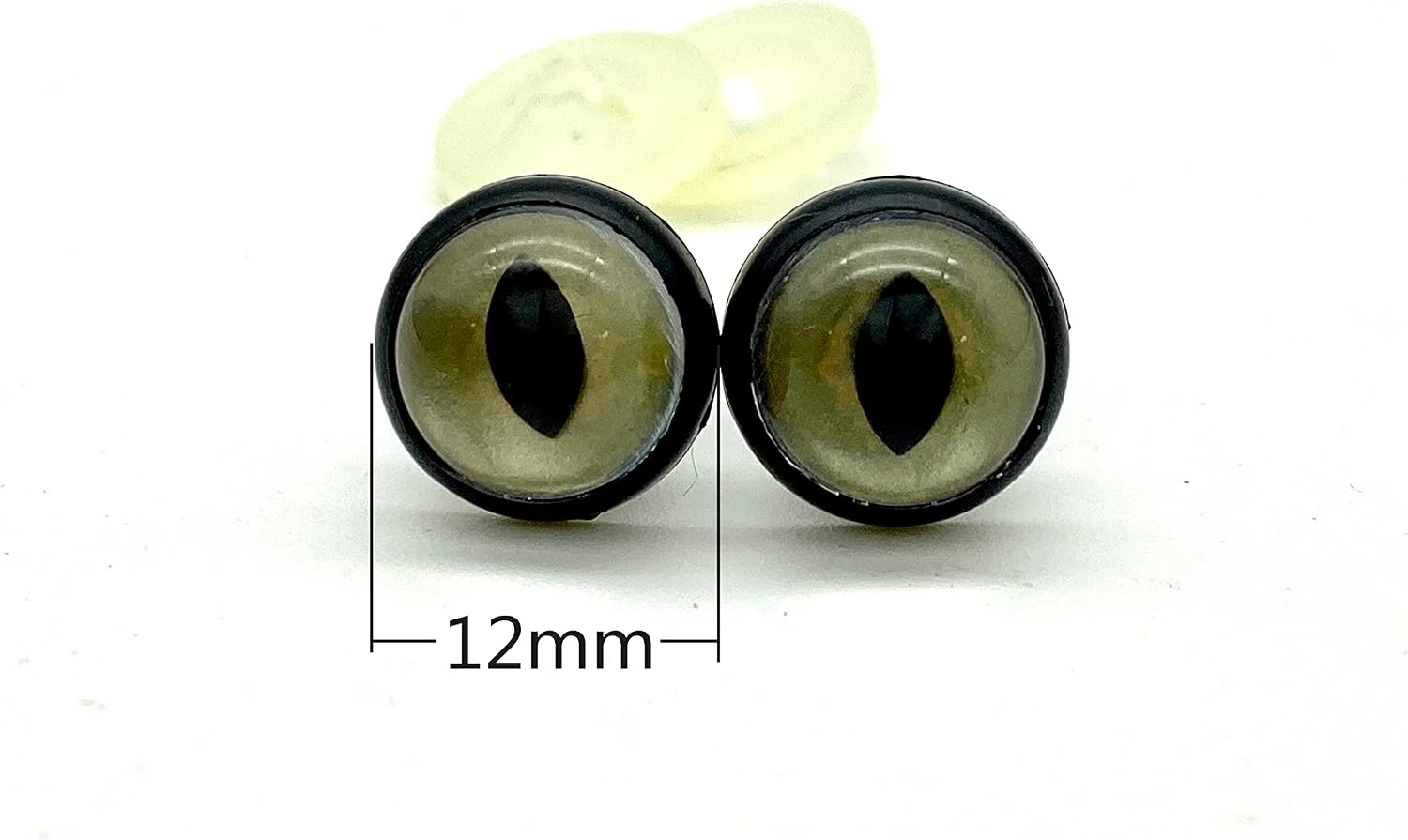 3dancraftit Plastic Safety Eyes with washers1/2" / 12mm 16 pcs Gray EA41