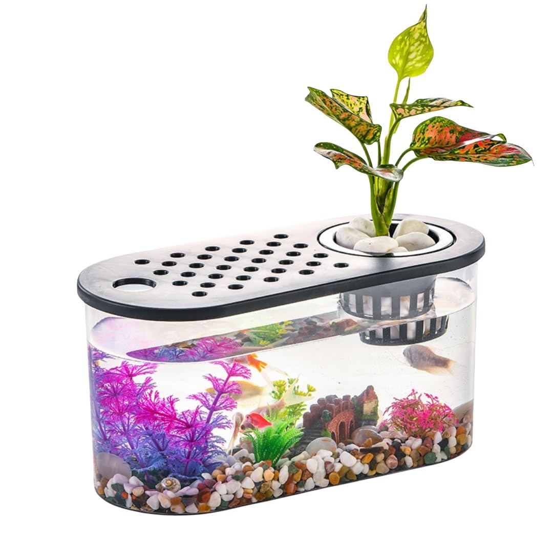 Amazon.co.jp: 金魚鉢 プラスチック 透明 金魚 水槽 アクリル メダカ