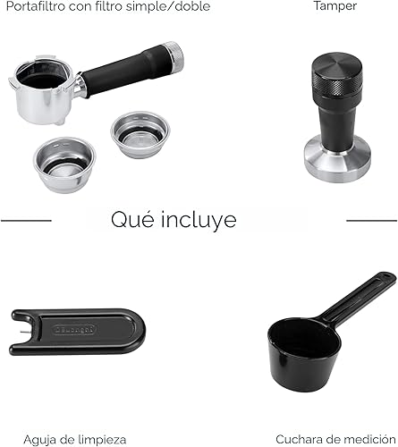 Miniatura 12 de De'Longhi Dedica Duo - Máquina compacta de café expreso, cafetera fría con espumador de leche, para café expreso, café caliente y helado,