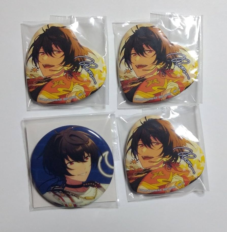 あんスタ とるパカ 凛月 あんスタ 朔間凛月 とるパカ 返礼祭 ハート缶バッジ - メルカリ