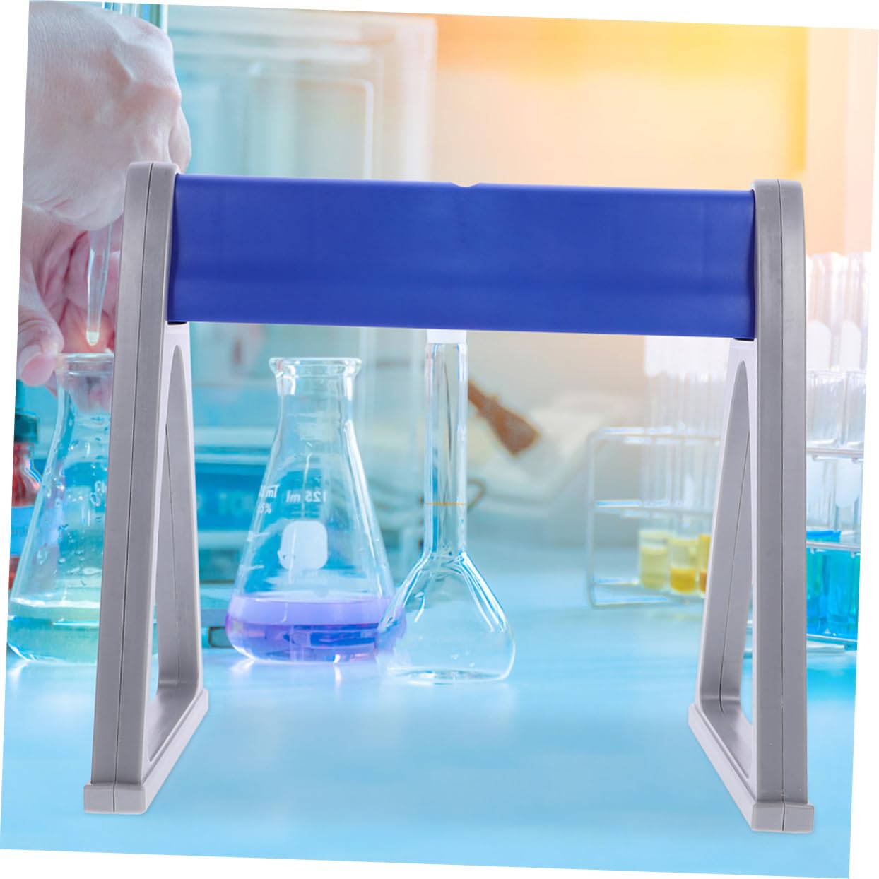 MAGICLULU 2 Pièces Support de Pipettes Plastique de Supports à Pipettes Échantillons Accessoire de Laboratoire Pratique et Design Élégant et Facile à Installer