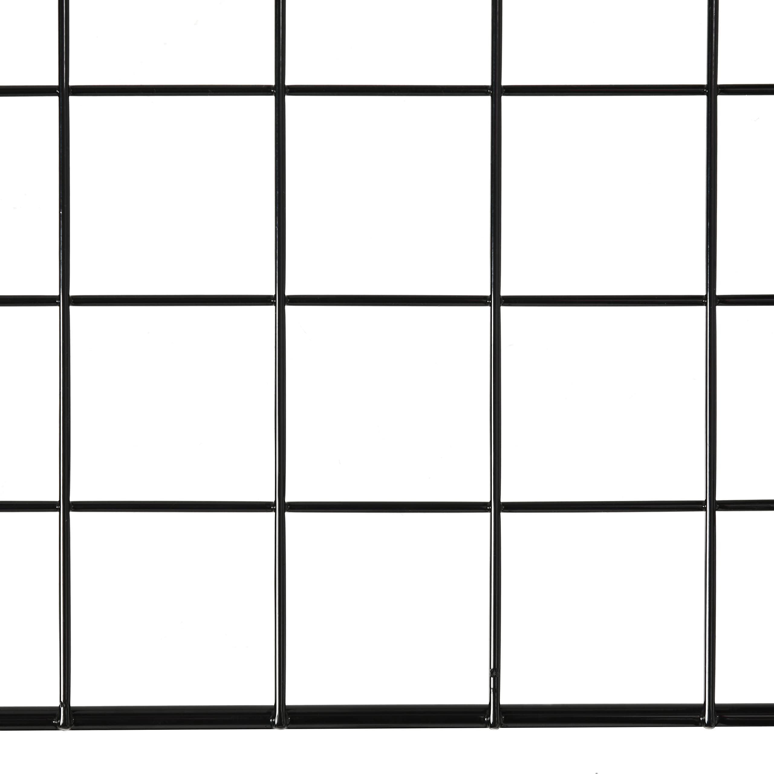 PawHut Grille de séparation Voiture Universelle pour Chien barrière de Protection Animaux Longueur réglable dim. 91-152L x 30H cm kit Complet Installation Inclus métal Noir